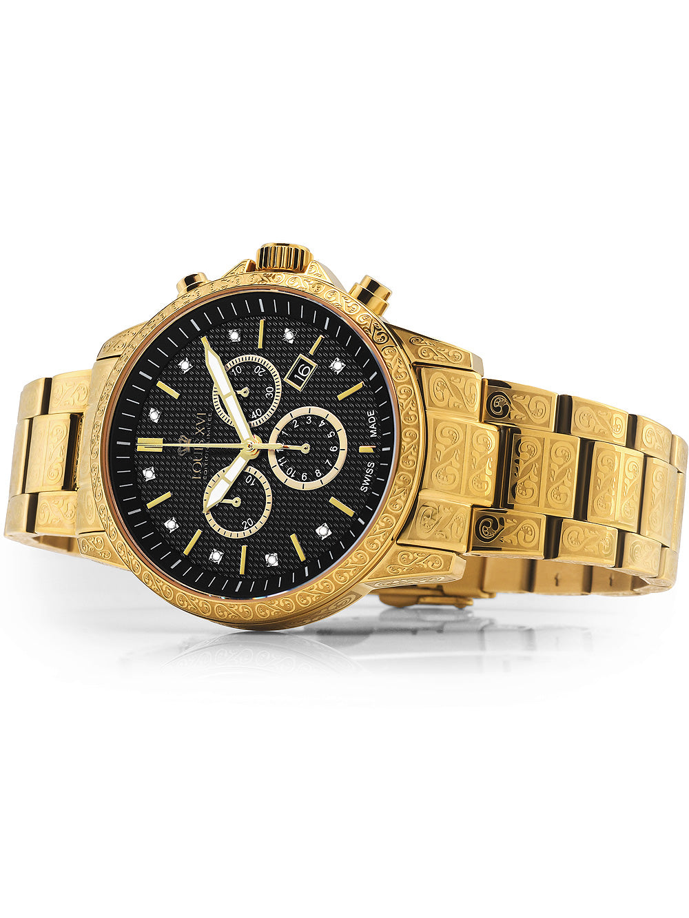 Louis XVI LXVI1085 Palais Royale Chronograph vyriškas laikrodis 43mm 5ATM