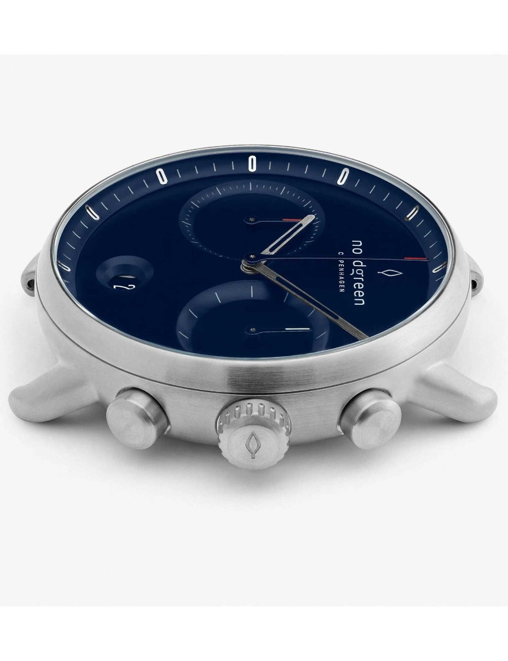Nordgreen PI42SIVENANA vyriškas laikrodis Pioneer Chronograph 42mm 5ATM