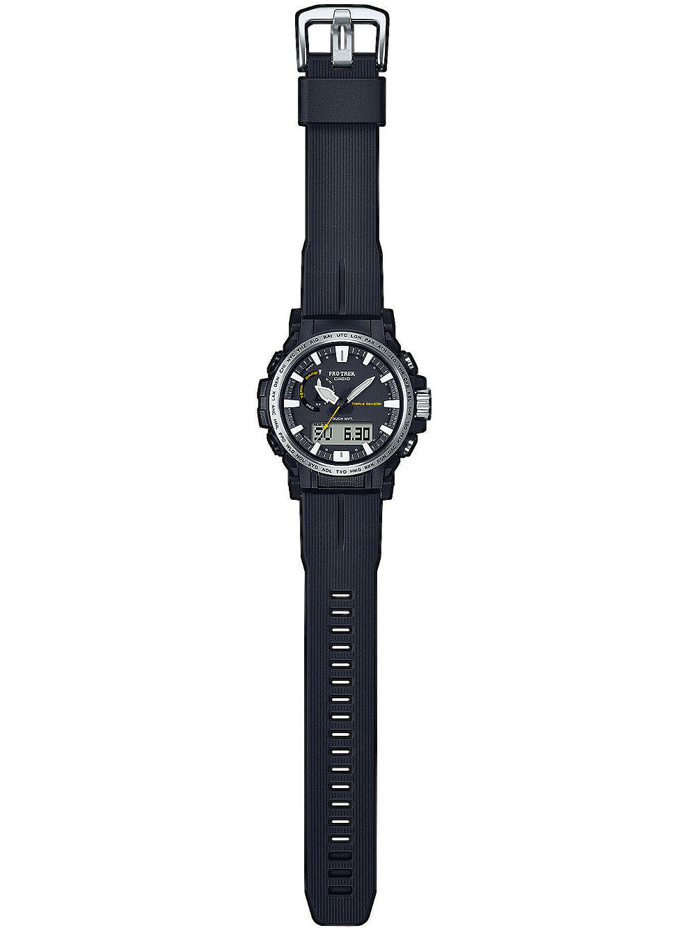 Casio PRW-61-1AER Pro-Trek Radio Controlled Solar vyriškas laikrodis 47mm 10ATM