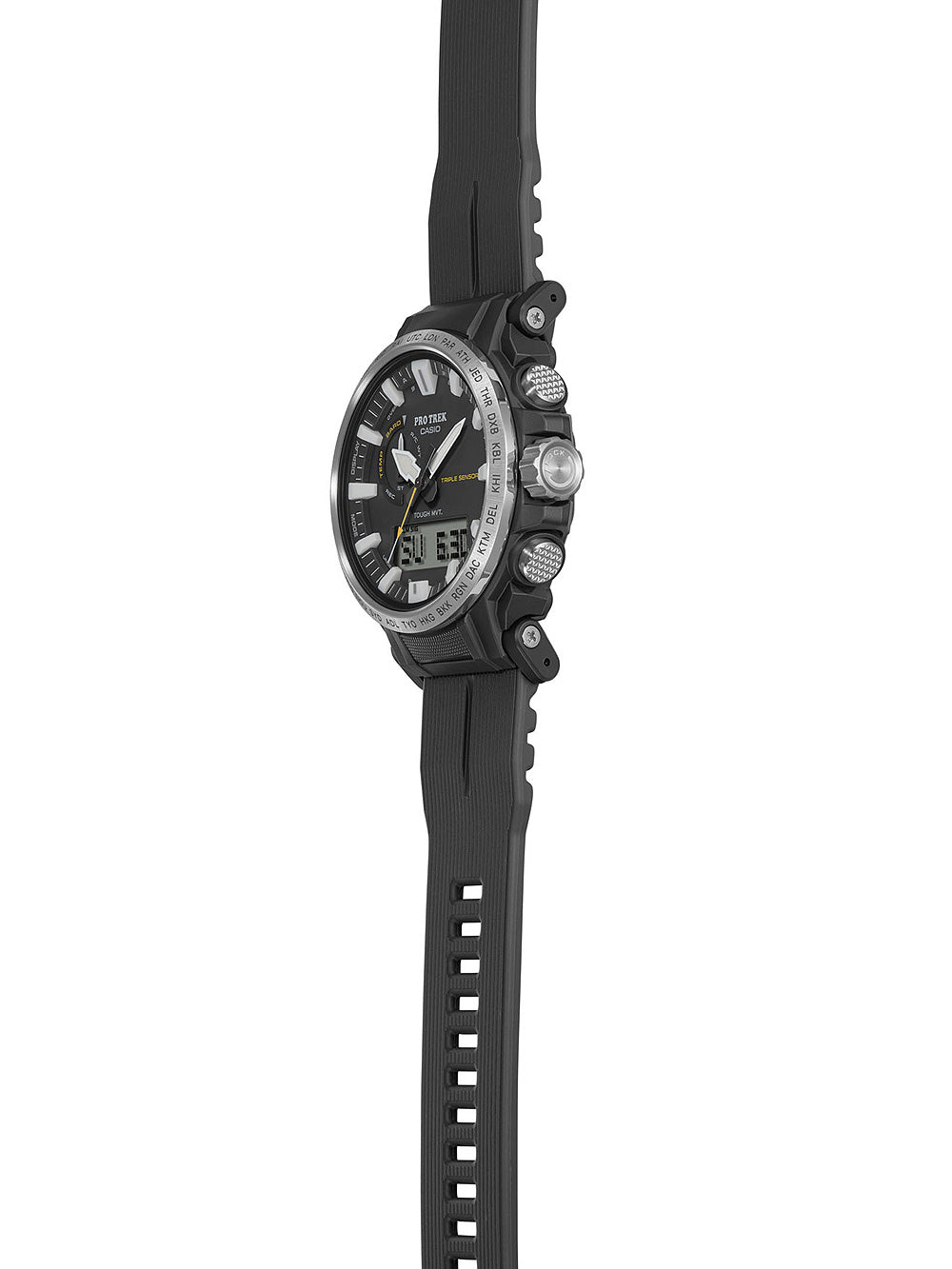 Casio PRW-61-1AER Pro-Trek Radio Controlled Solar vyriškas laikrodis 47mm 10ATM