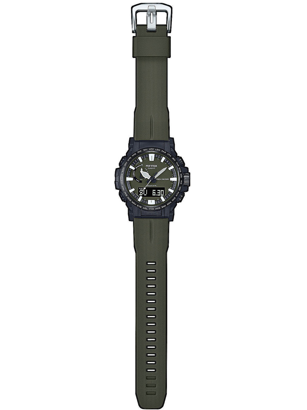 Casio PRW-61Y-3ER Pro-Trek Radio Controlled Solar vyriškas laikrodis 47mm 10ATM