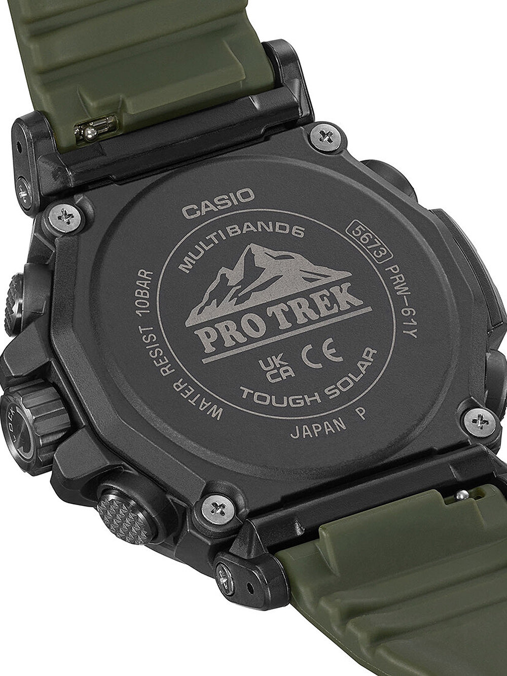 Casio PRW-61Y-3ER Pro-Trek Radio Controlled Solar vyriškas laikrodis 47mm 10ATM