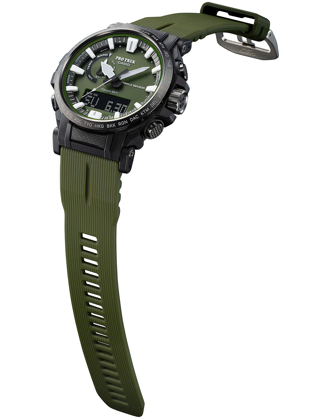 Casio PRW-61Y-3ER Pro-Trek Radio Controlled Solar vyriškas laikrodis 47mm 10ATM