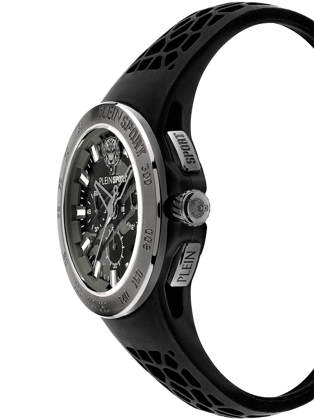 Plein Sport PSABA0123 Thunderstorm Chronograph vyriškas laikrodis 43mm 5ATM