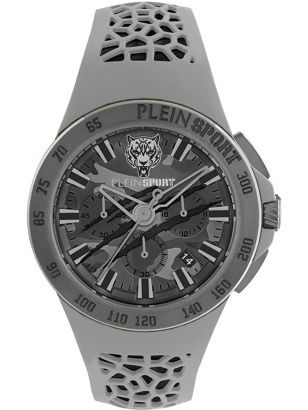 Plein Sport PSABA0523 Thunderstorm Chronograph vyriškas laikrodis 43mm 5AT