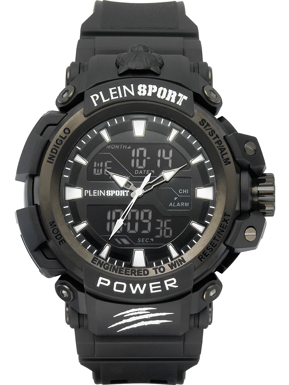 Plein Sport PSNBA0123 Combat vyriškas laikrodis 50mm 5ATM
