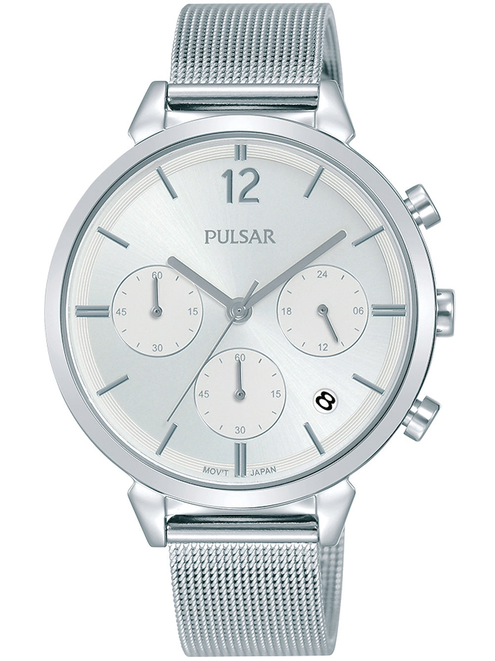 Pulsar PT3943X1 Chronograph moteriškas laikrodis 36mm 5 ATM