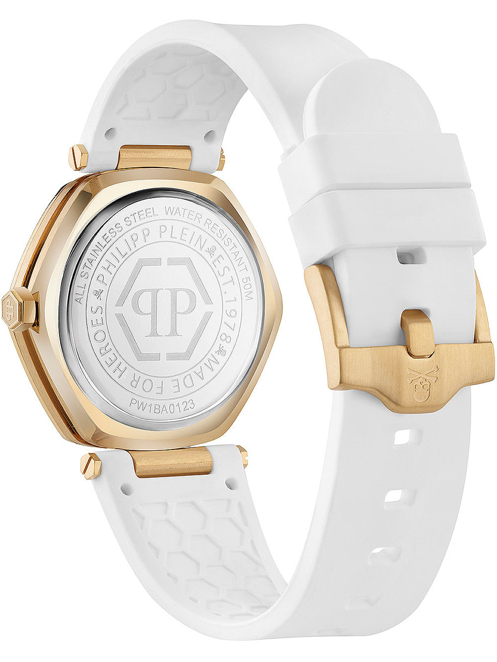 Philipp Plein PW1BA0123 The Hexagon moteriškas laikrodis 38mm 5ATM