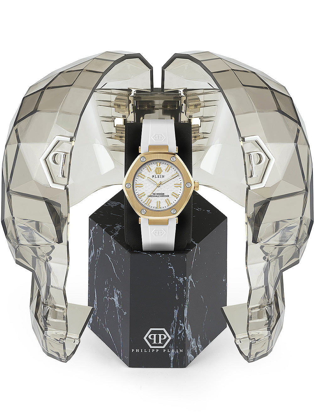 Philipp Plein PW1BA0123 The Hexagon moteriškas laikrodis 38mm 5ATM
