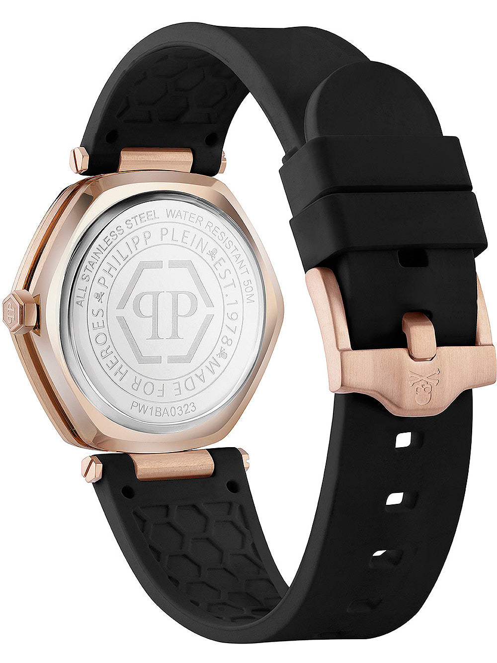 Philipp Plein PW1BA0323 The Hexagon moteriškas laikrodis 38mm 5ATM