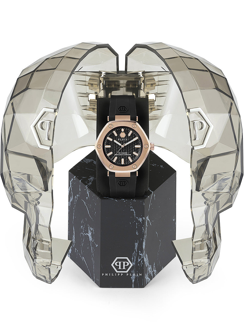 Philipp Plein PW1BA0323 The Hexagon moteriškas laikrodis 38mm 5ATM