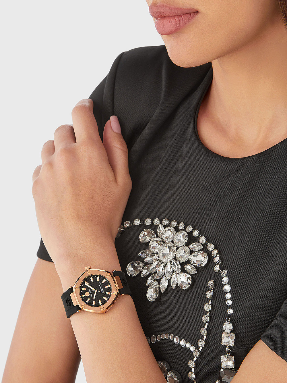 Philipp Plein PW1BA0323 The Hexagon moteriškas laikrodis 38mm 5ATM