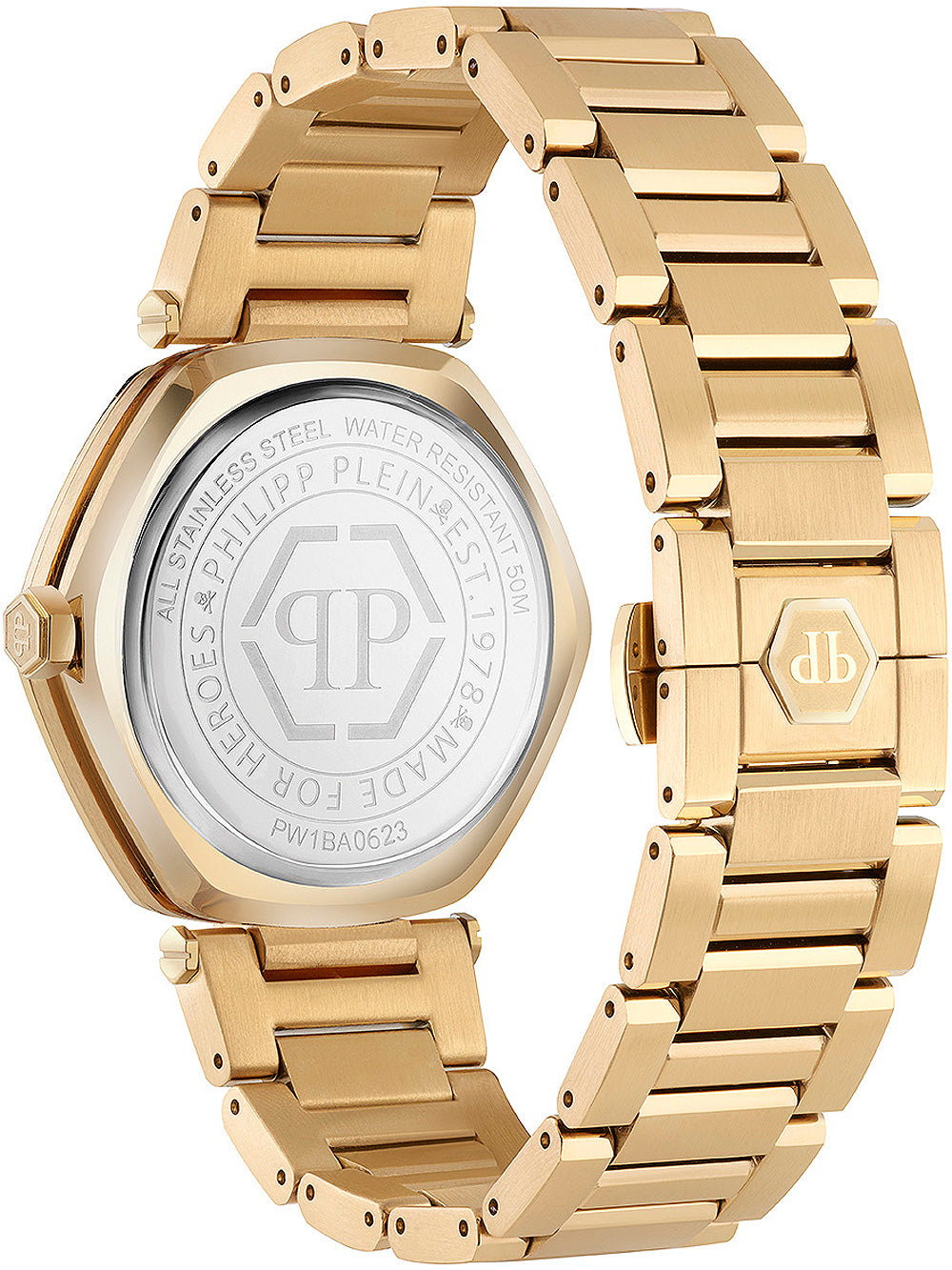 Philipp Plein PW1BA0623 The Hexagon moteriškas laikrodis 38mm 5ATM