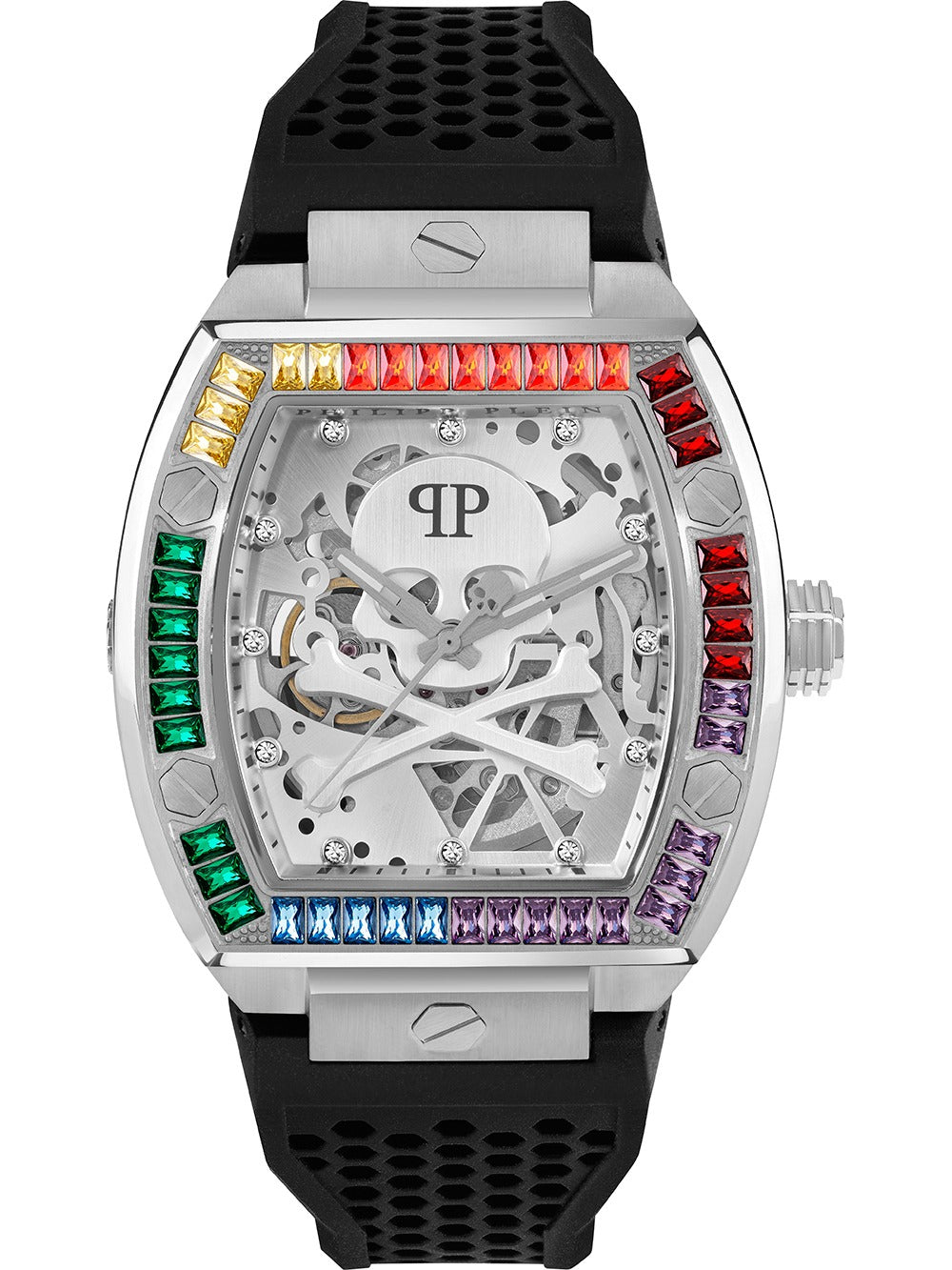 Philipp Plein PWBAA1423 vyriškas laikrodis The Skeleton Automatic 44mm 5ATM