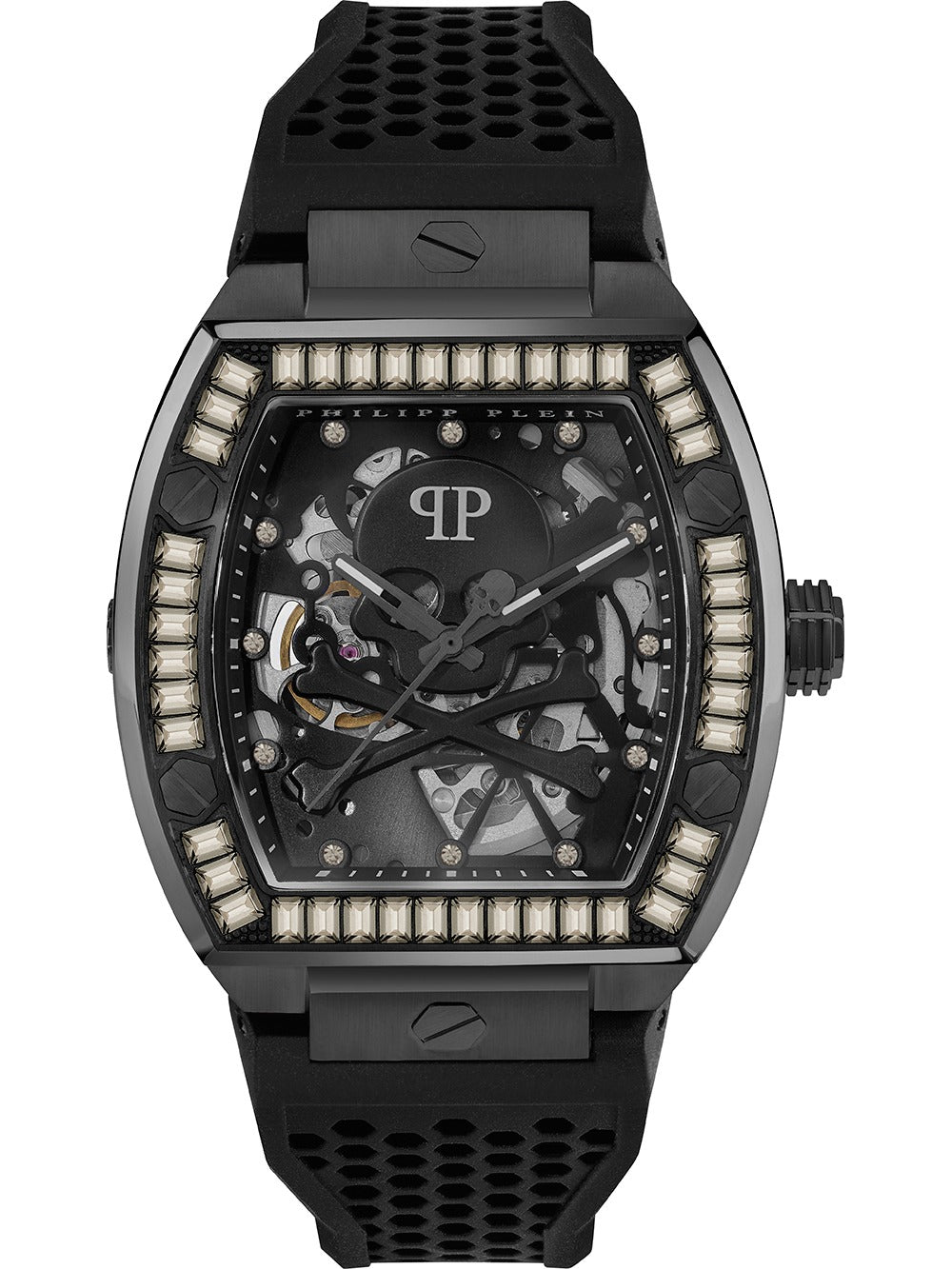 Philipp Plein PWBAA1923 vyriškas laikrodis The Skeleton Automatic 44mm 5ATM