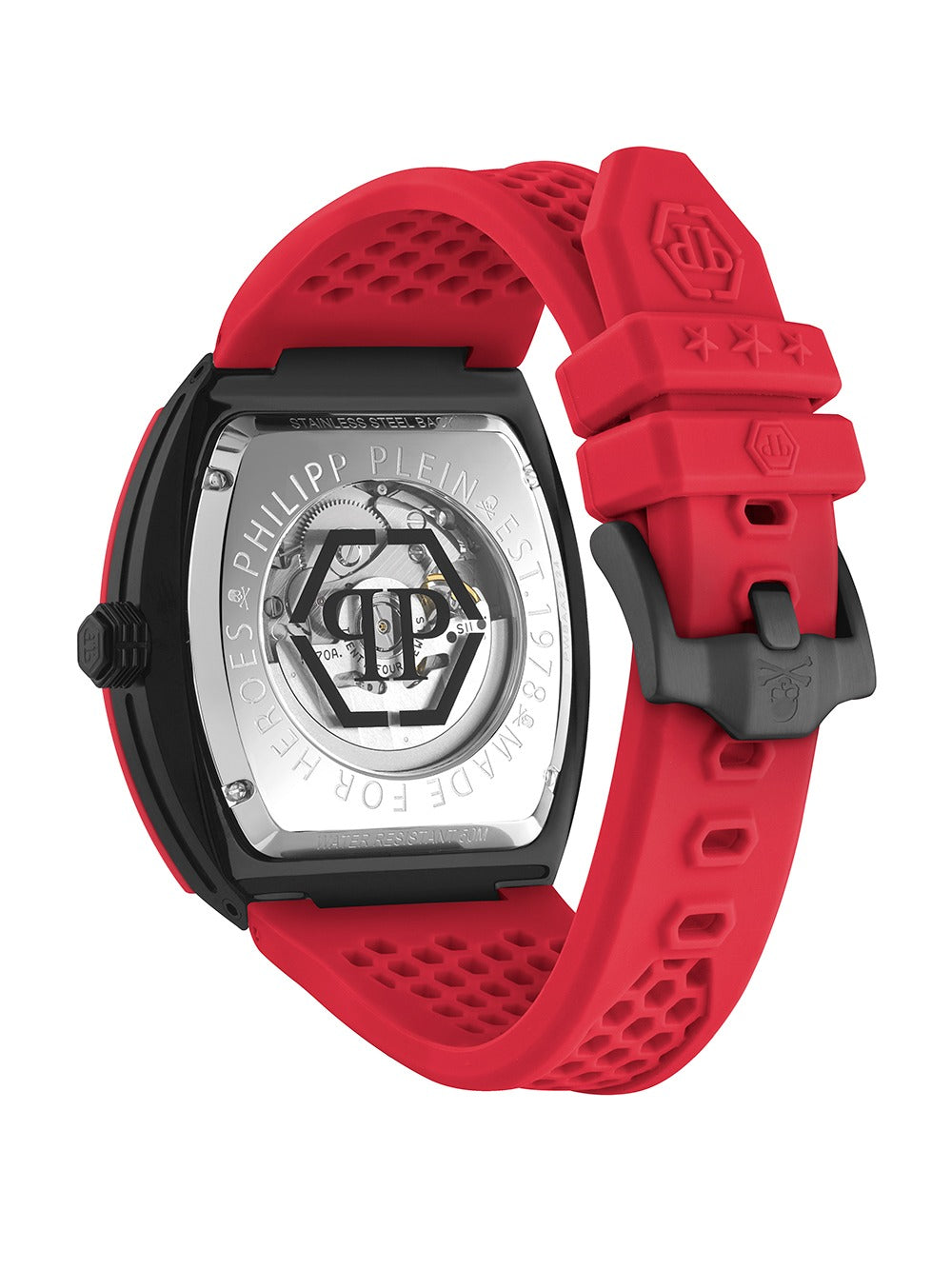 Philipp Plein PWBAA2224 vyriškas laikrodis The Skeleton Automatic 44mm 5ATM