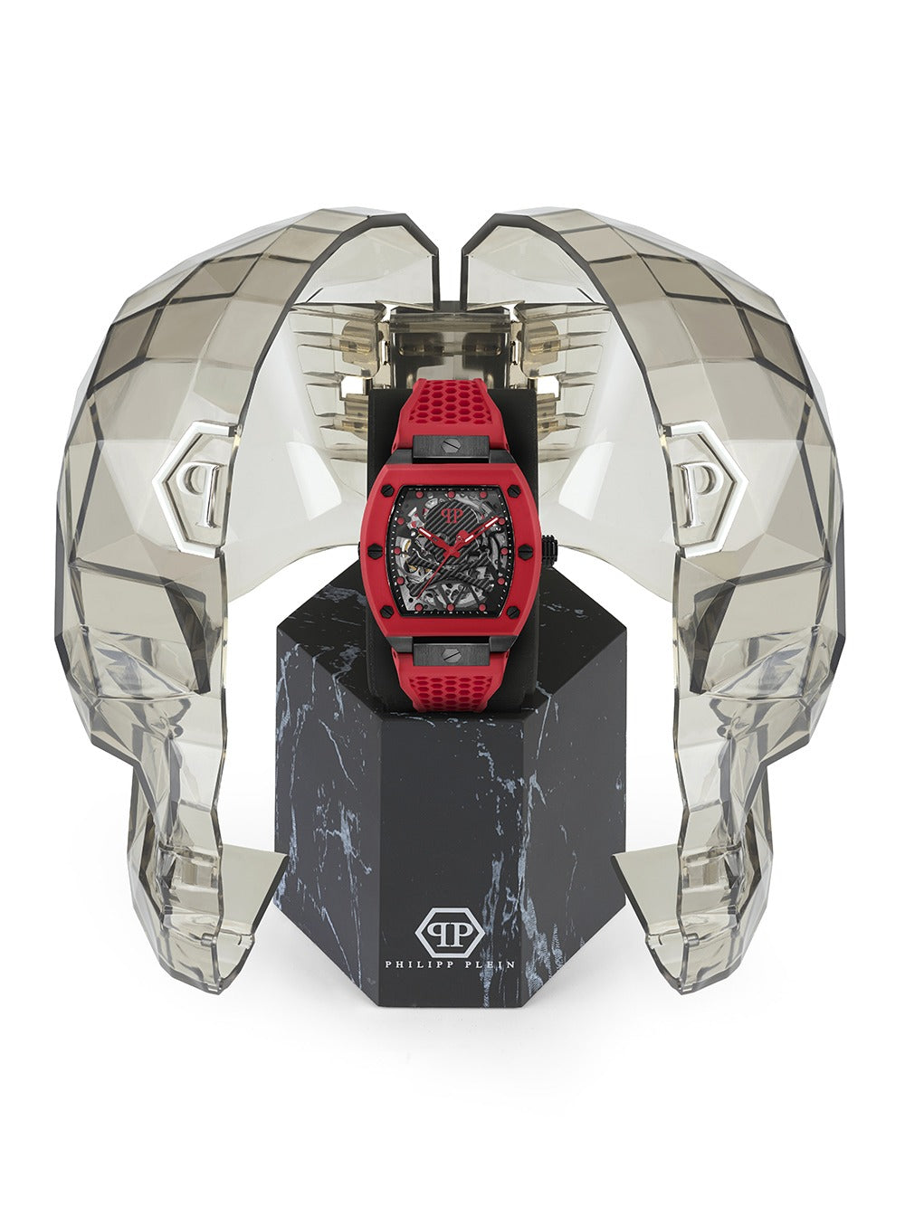 Philipp Plein PWBAA2224 vyriškas laikrodis The Skeleton Automatic 44mm 5ATM