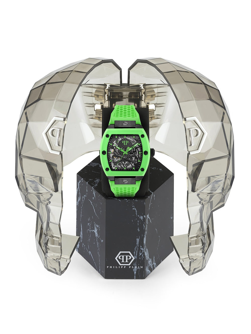 Philipp Plein PWBAA2324 vyriškas laikrodis The Skeleton Automatic 44mm 5ATM