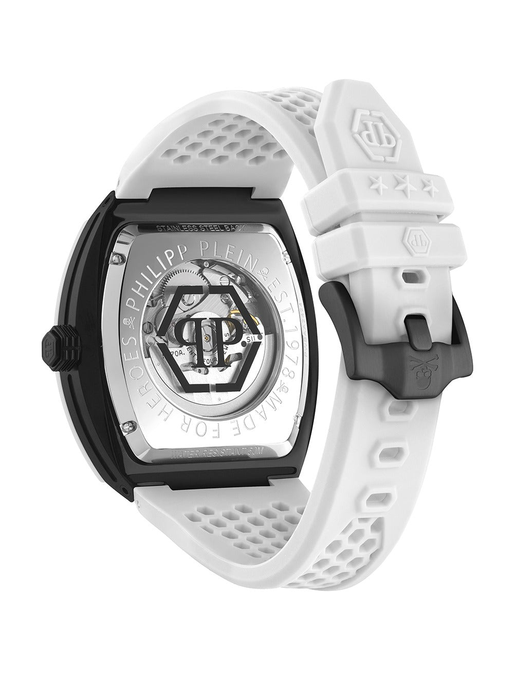 Philipp Plein PWBAA2424 vyriškas laikrodis The Skeleton Automatic 44mm 5ATM