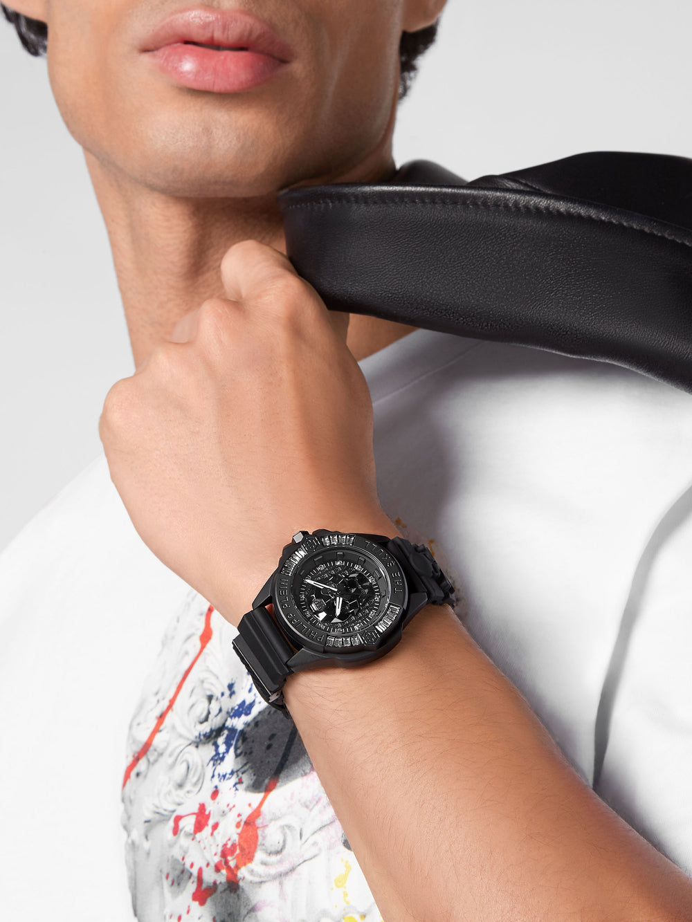 Philipp Plein PWNAA0322 The $kull Unisex 41mm 5ATM