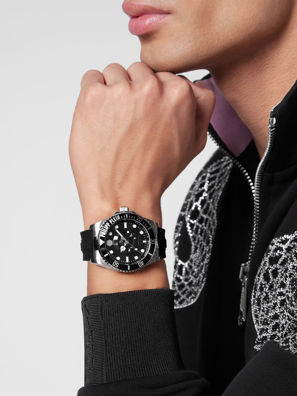 Philipp Plein PWOAA0122 The $kull Diver 44mm 10ATM