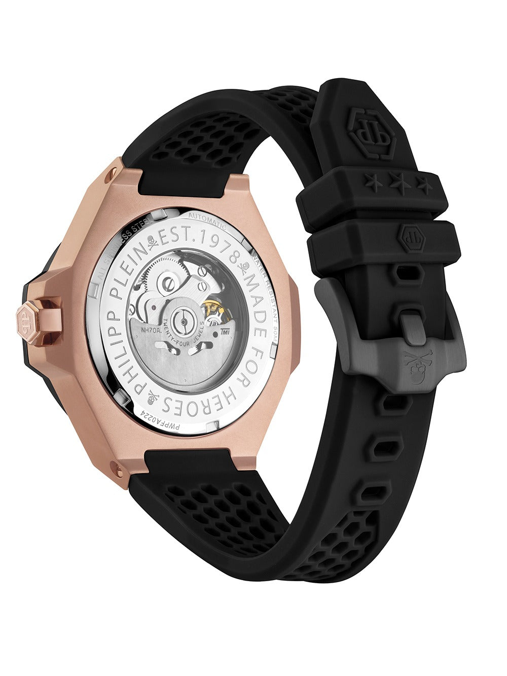 Philipp Plein PWPFA0224 vyriškas laikrodis Skeleton Royal Automatic 46mm 5ATM