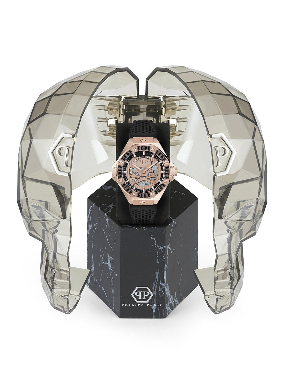Philipp Plein PWPFA0324 vyriškas laikrodis Skeleton Royal Automatic 46mm 5ATM