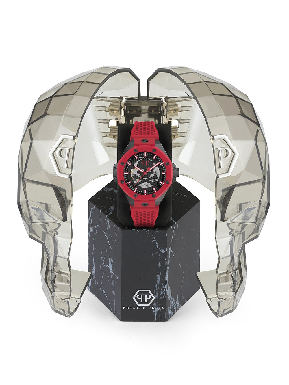 Philipp Plein PWPFA0524 vyriškas laikrodis Skeleton Royal Automatic 46mm 5ATM
