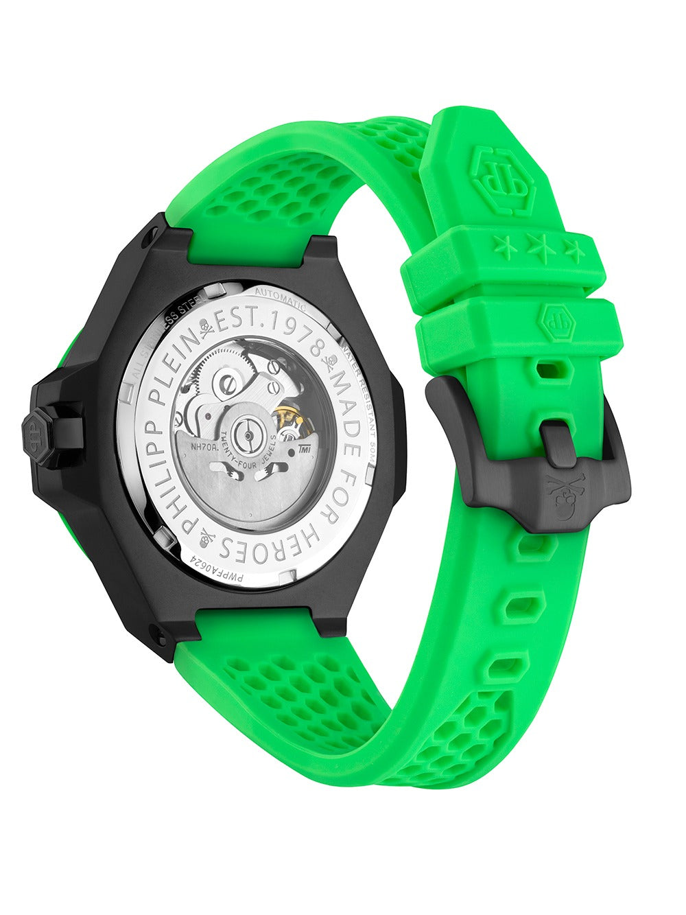 Philipp Plein PWPFA0624 vyriškas laikrodis Skeleton Royal Automatic 46mm 5ATM