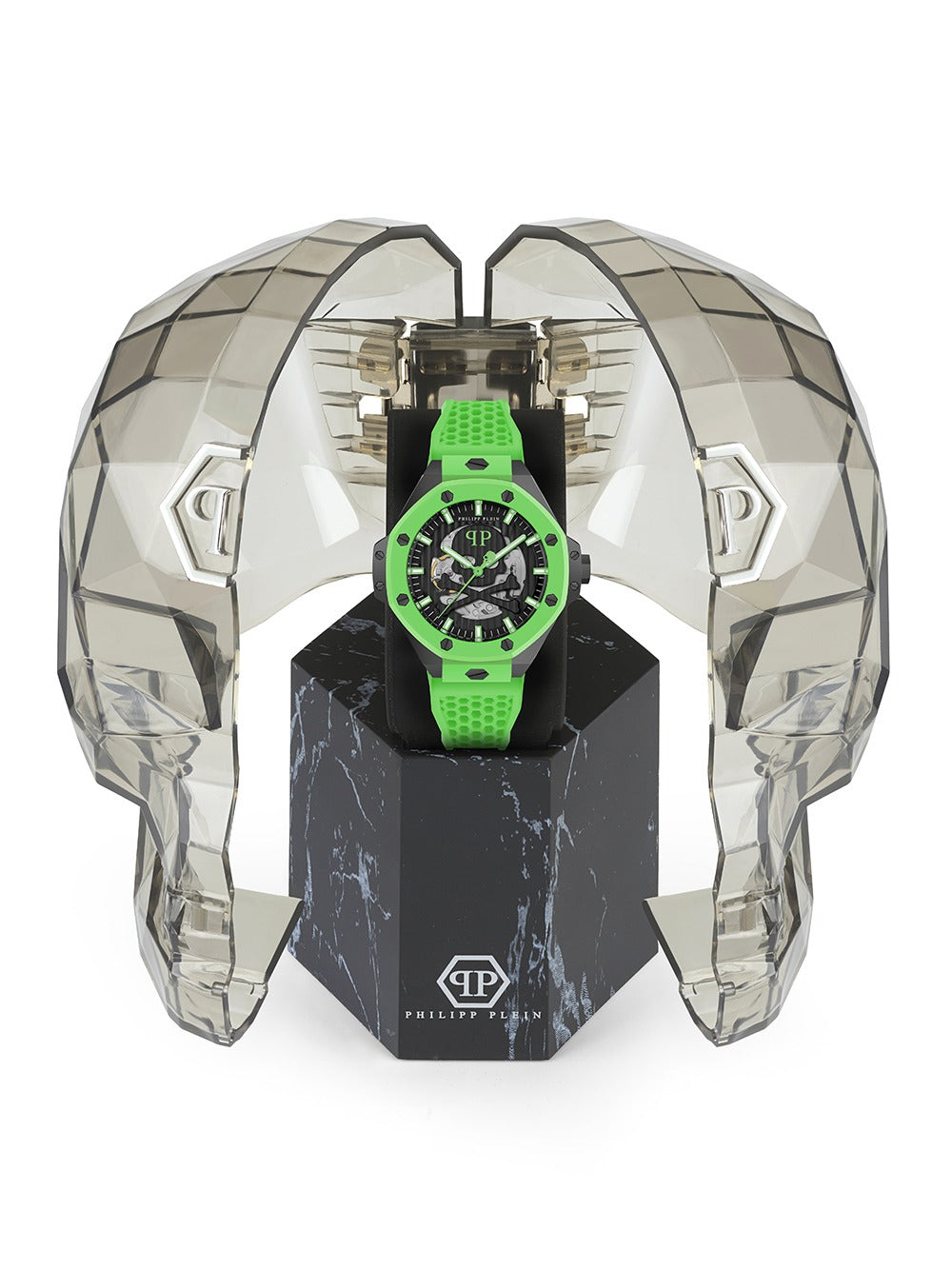 Philipp Plein PWPFA0624 vyriškas laikrodis Skeleton Royal Automatic 46mm 5ATM
