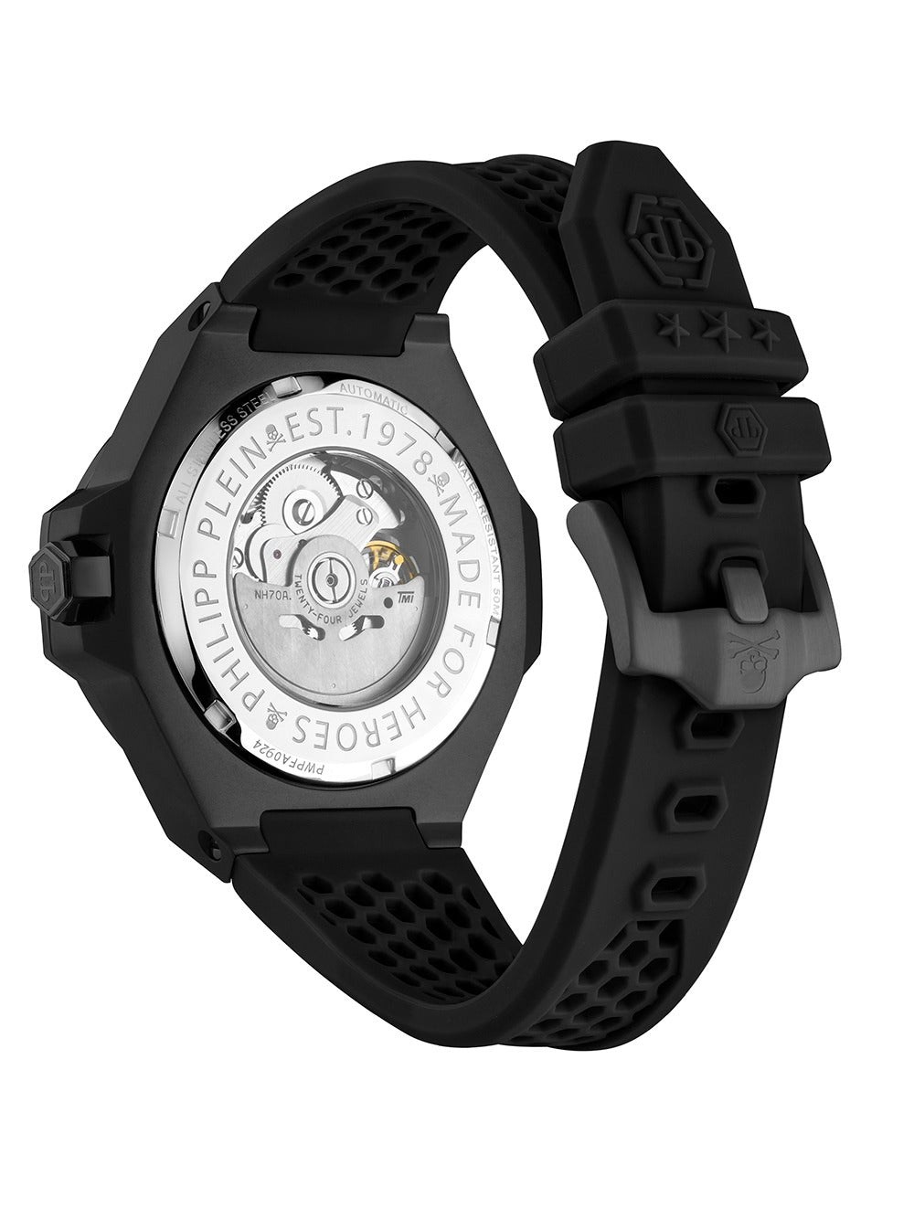 Philipp Plein PWPFA0924 vyriškas laikrodis Skeleton Royal Automatic 46mm 5ATM