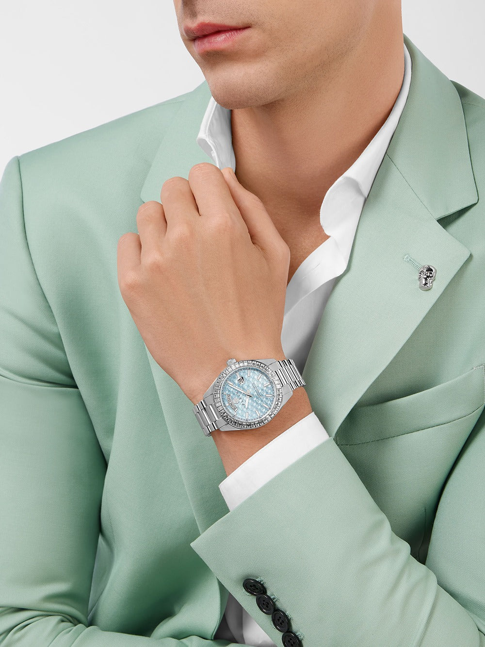 Philipp Plein PWPNA0524 Rock Couture Day-Date 42mm 5ATM