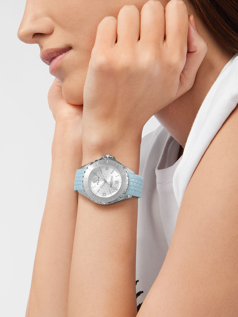 Philipp Plein PWPOA0124 moteriškas laikrodis Rock Couture 38mm 5ATM