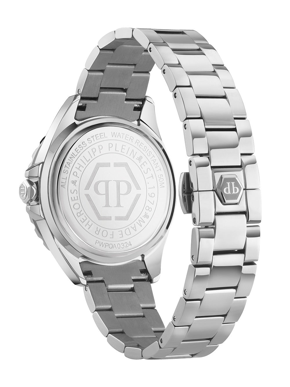 Philipp Plein PWPOA0324 moteriškas laikrodis Rock Couture 38mm 5ATM