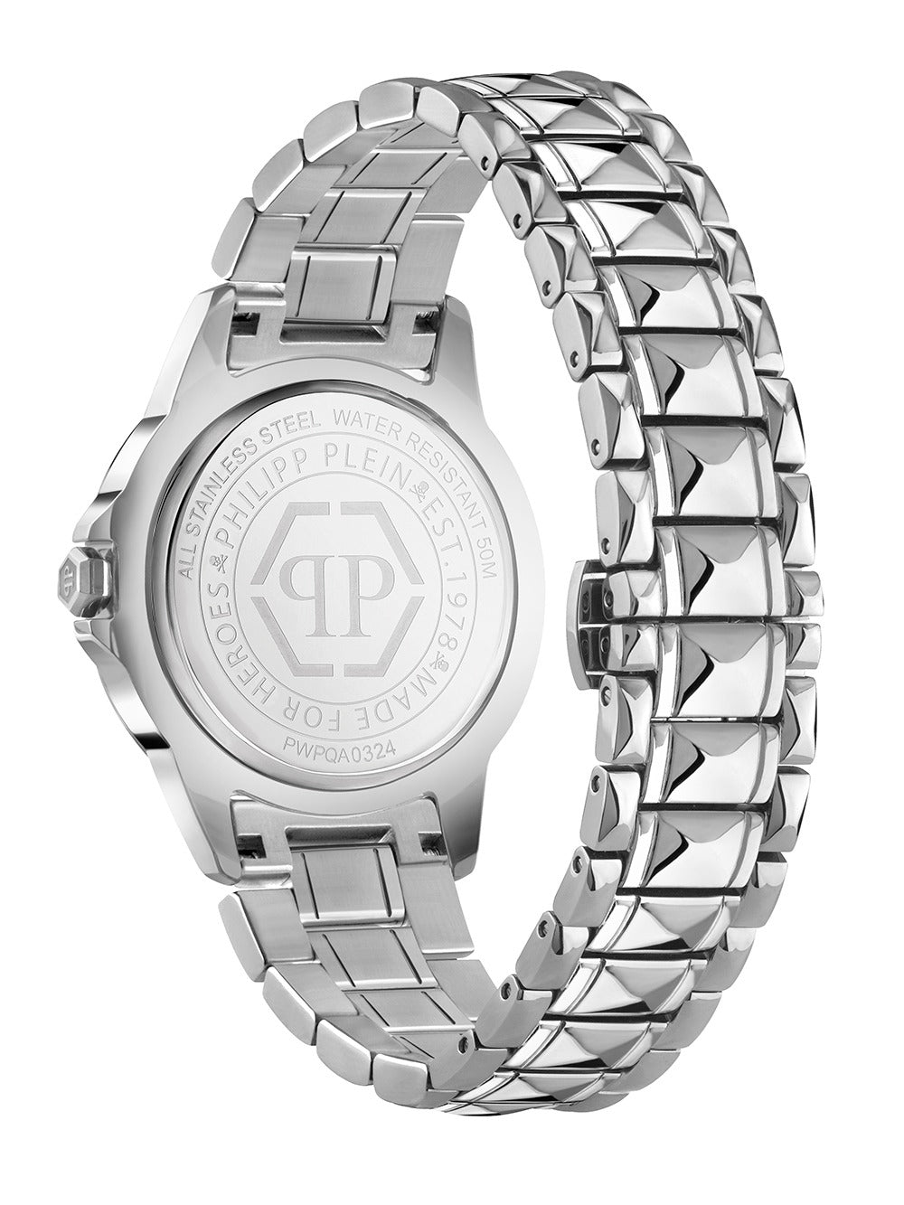 Philipp Plein PWPQA0324 moteriškas laikrodis Rock Couture 38mm 5ATM