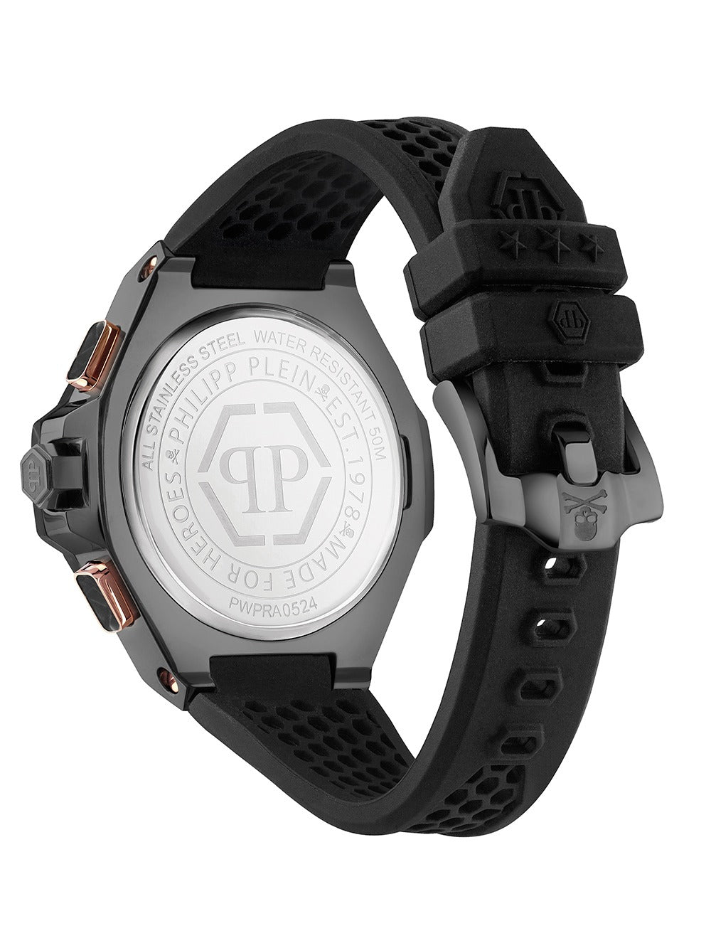 Philipp Plein PWPRA0524 vyriškas laikrodis Chrono Royal 46mm 5ATM