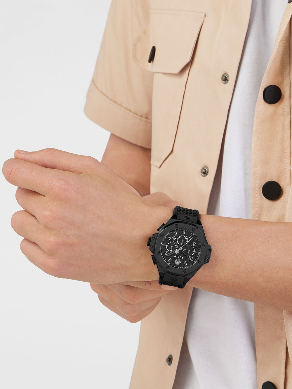 Philipp Plein PWPRA0924 vyriškas laikrodis Chrono Royal 46mm 5ATM
