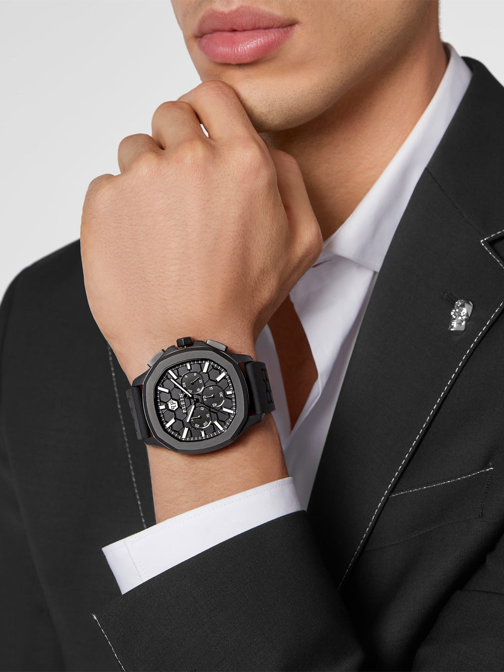 Philipp Plein PWSAA0823 High-Conic Chronograph vyriškas laikrodis 44mm 5ATM