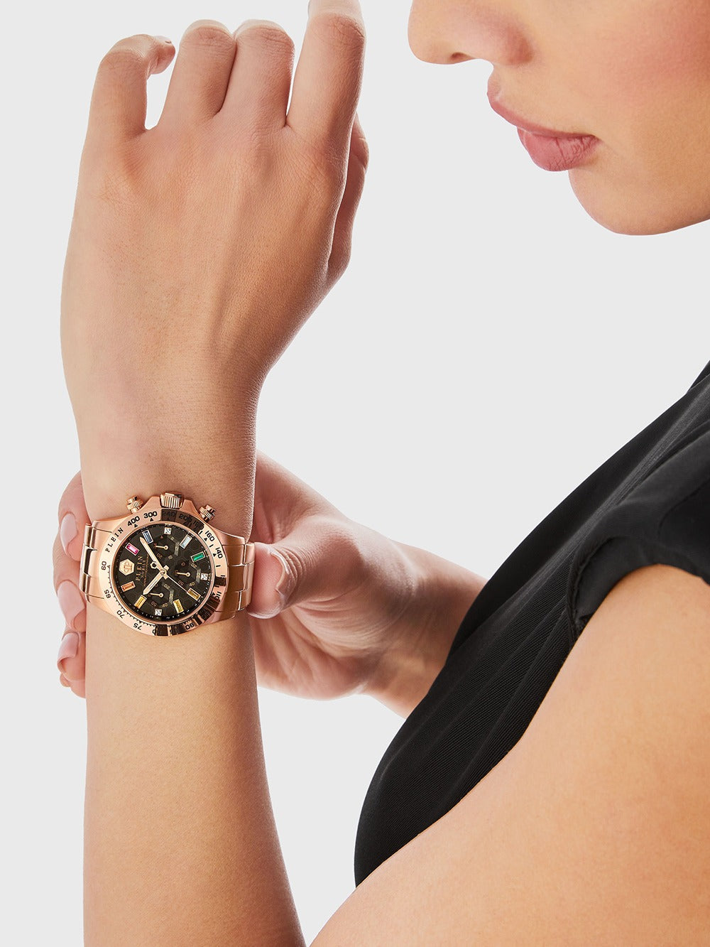 Philipp Plein PWSBA0423 moteriškas laikrodis Street Couture 38mm 5ATM