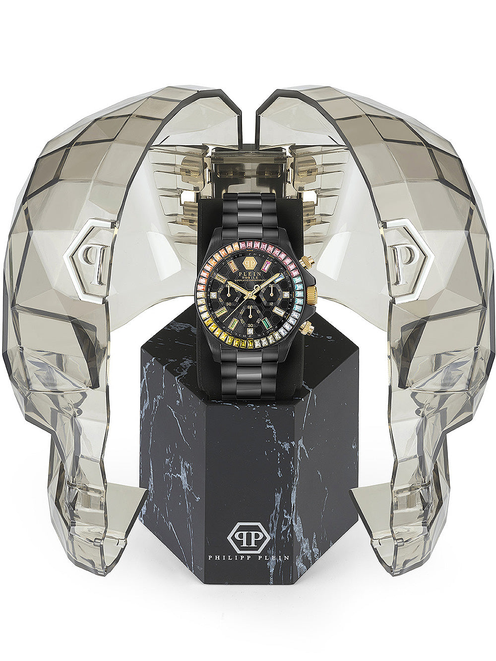 Philipp Plein PWSBA0623 Street Couture Chronograph moteriškas laikrodis 38mm 5ATM