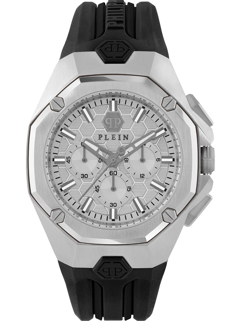 Philipp Plein PWTBA0123 vyriškas laikrodis Octagon 45mm 5ATM