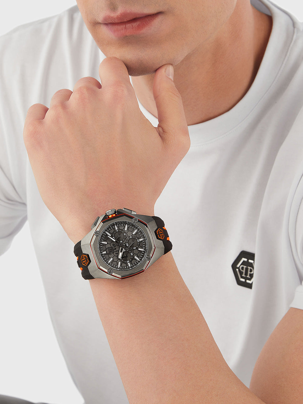 Philipp Plein PWTBA0523 Hyper $port Chronograph vyriškas laikrodis 45mm 5ATM