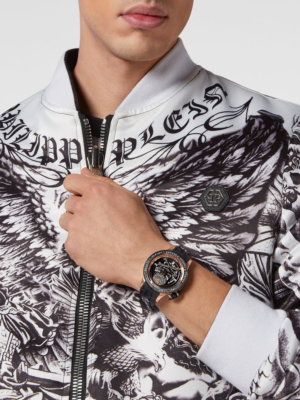 Philipp Plein PWUAA0223 Hyper Sport Automatic vyriškas laikrodis 46mm 5ATM