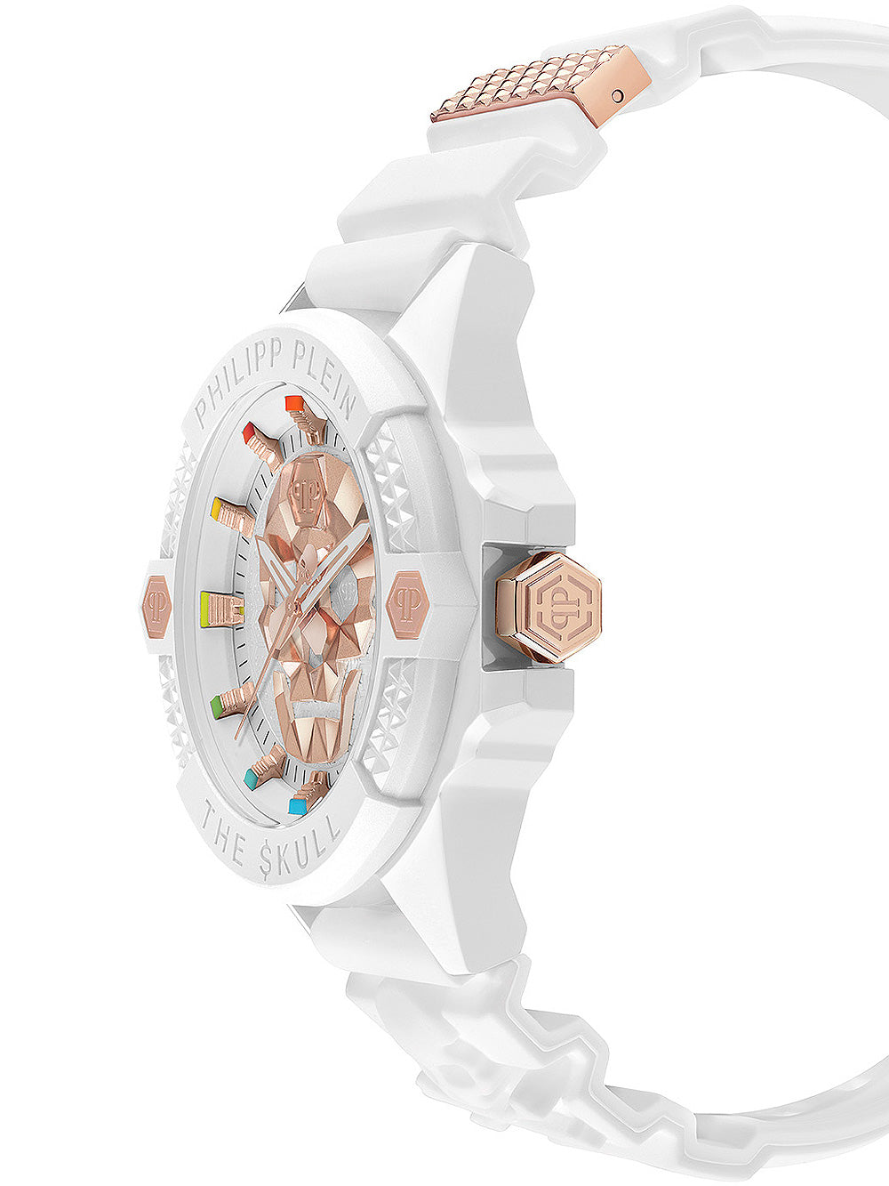 Philipp Plein PWUBA0123 The $kull Ecoceramic vyriškas laikrodis 44mm 5ATM