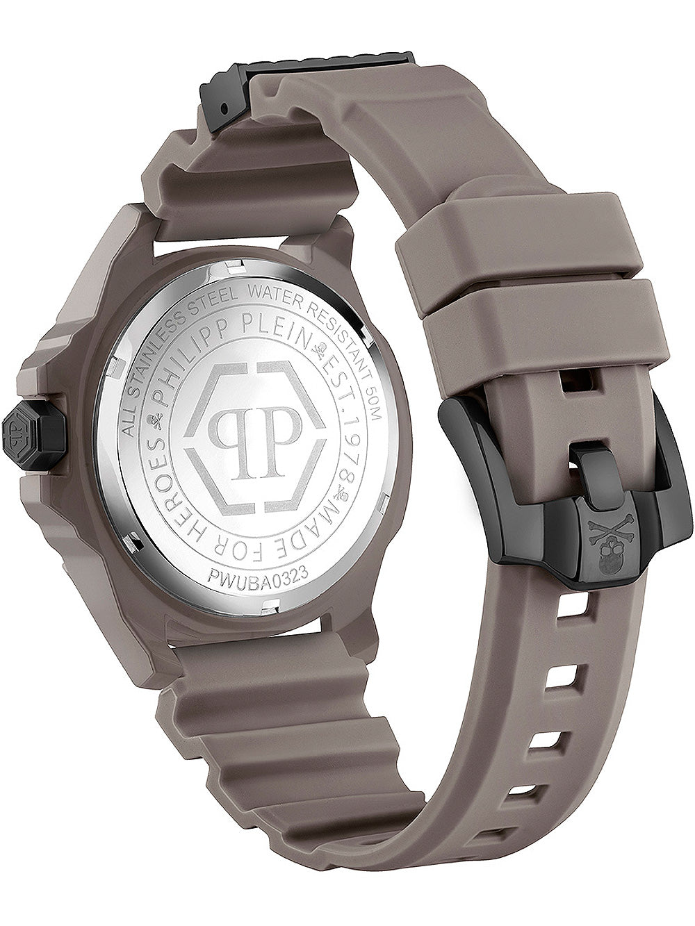 Philipp Plein PWUBA0323 The $kull Ecoceramic vyriškas laikrodis 44mm 5ATM