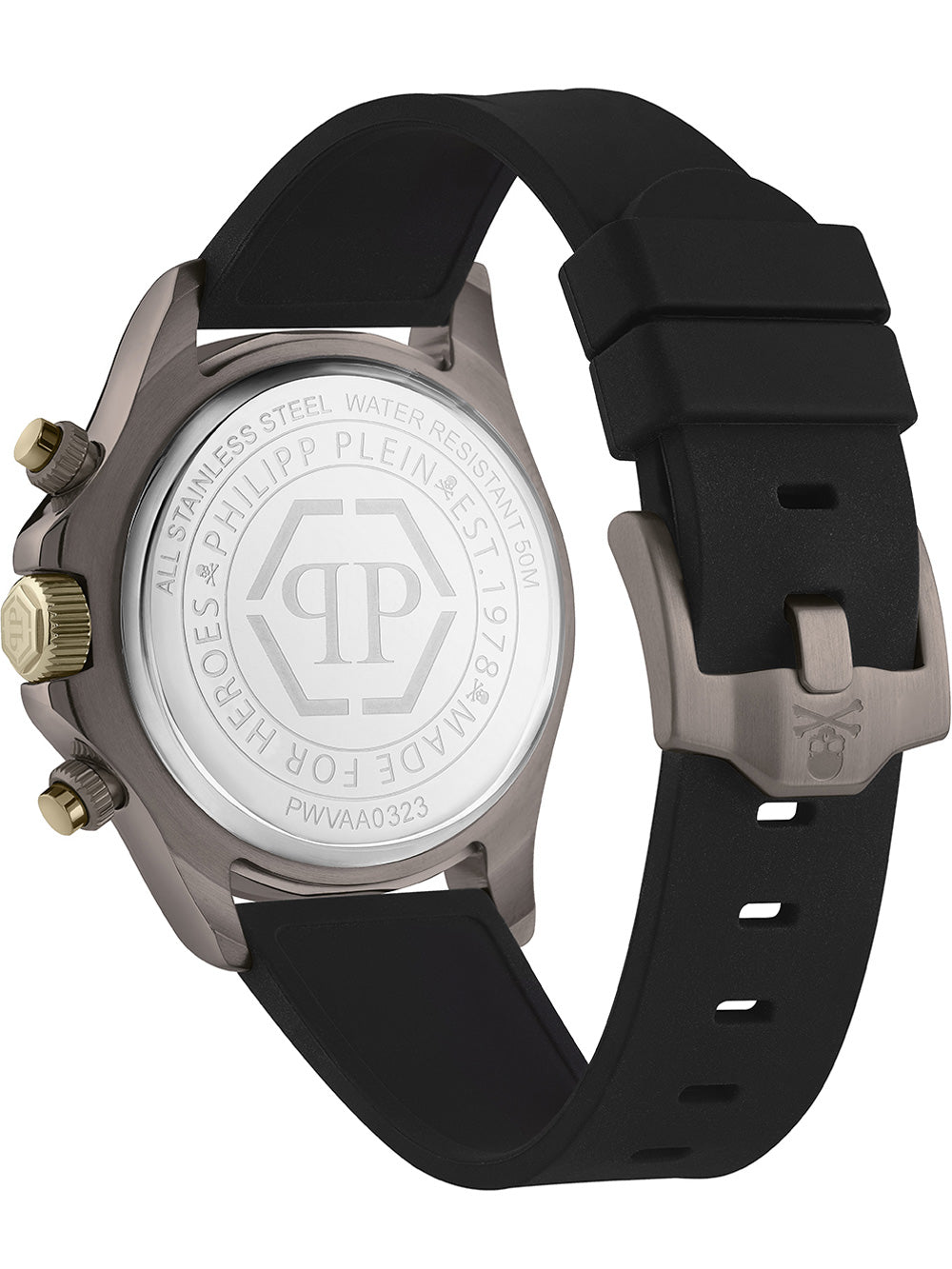 Philipp Plein PWVAA0323 Street Couture Chronograph vyriškas laikrodis 43mm 5ATM