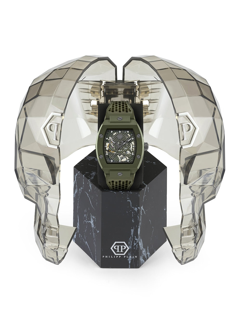 Philipp Plein PWVBA0223 vyriškas laikrodis The Skeleton Automatic 44mm 5ATM
