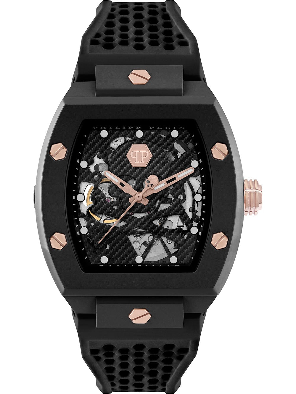 Philipp Plein PWVBA0523 vyriškas laikrodis The Skeleton Automatic 44mm 5ATM