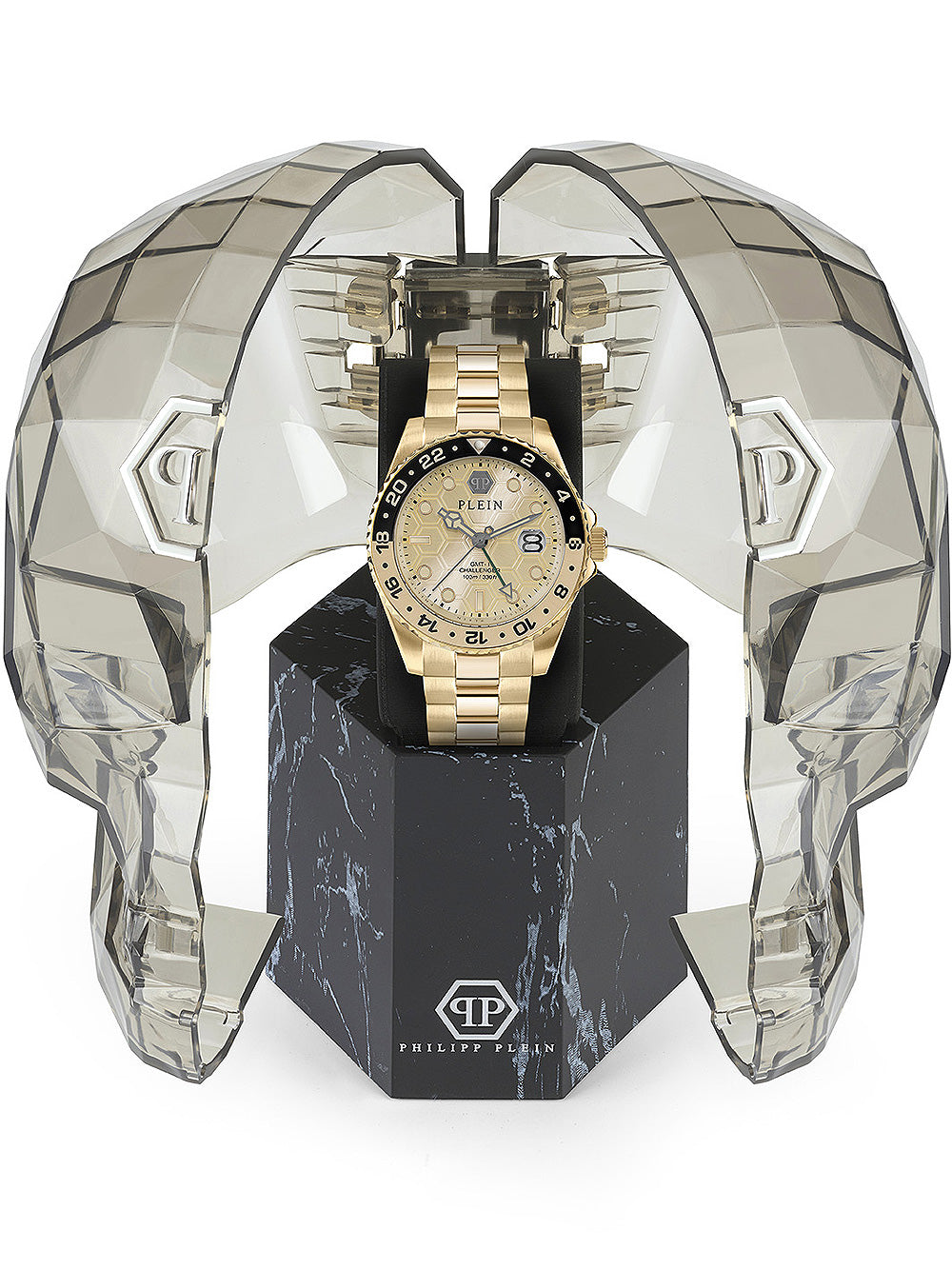 Philipp Plein PWYBA0423 Hyper $port GMT vyriškas laikrodis 44mm 10ATM