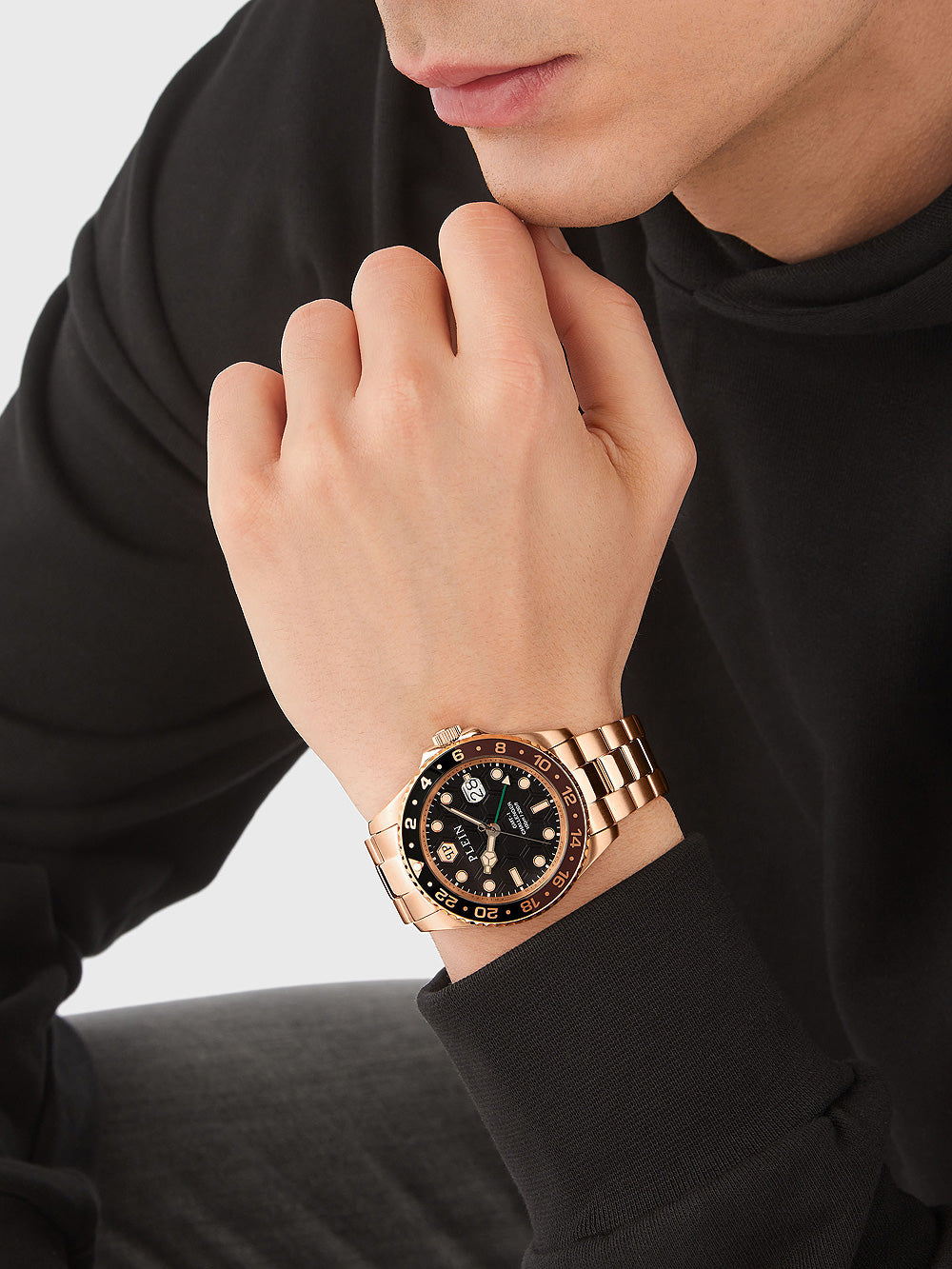 Philipp Plein PWYBA0723 Hyper $port GMT vyriškas laikrodis 44mm 10ATM